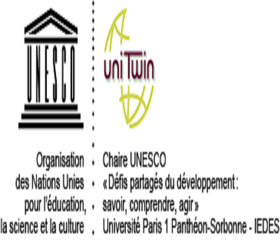 logo Chaire UNESCO Défis partagés du développement : savoir, comprendre, agir